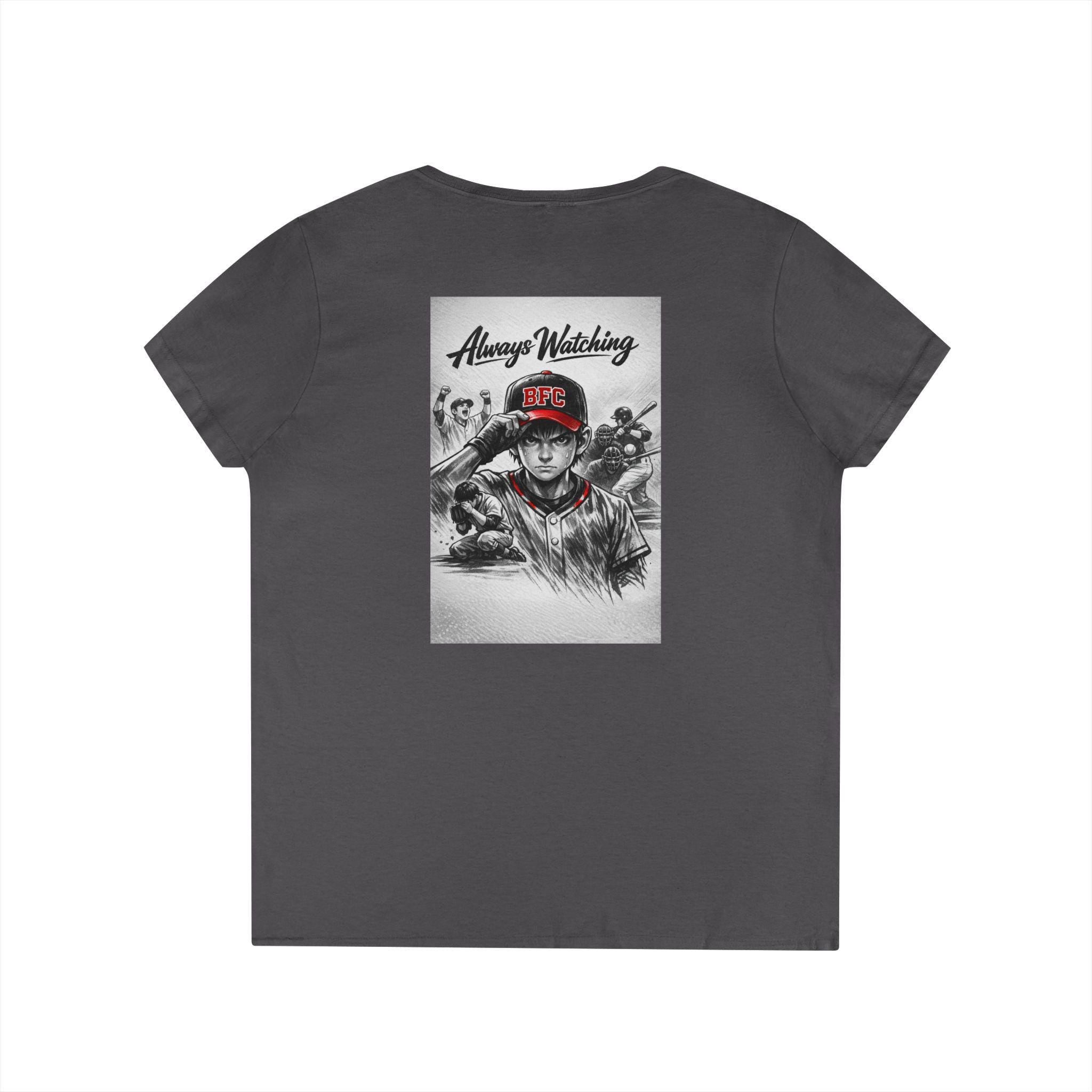 Oma's Shirt - Always Watching | V-Neck T-Shirt