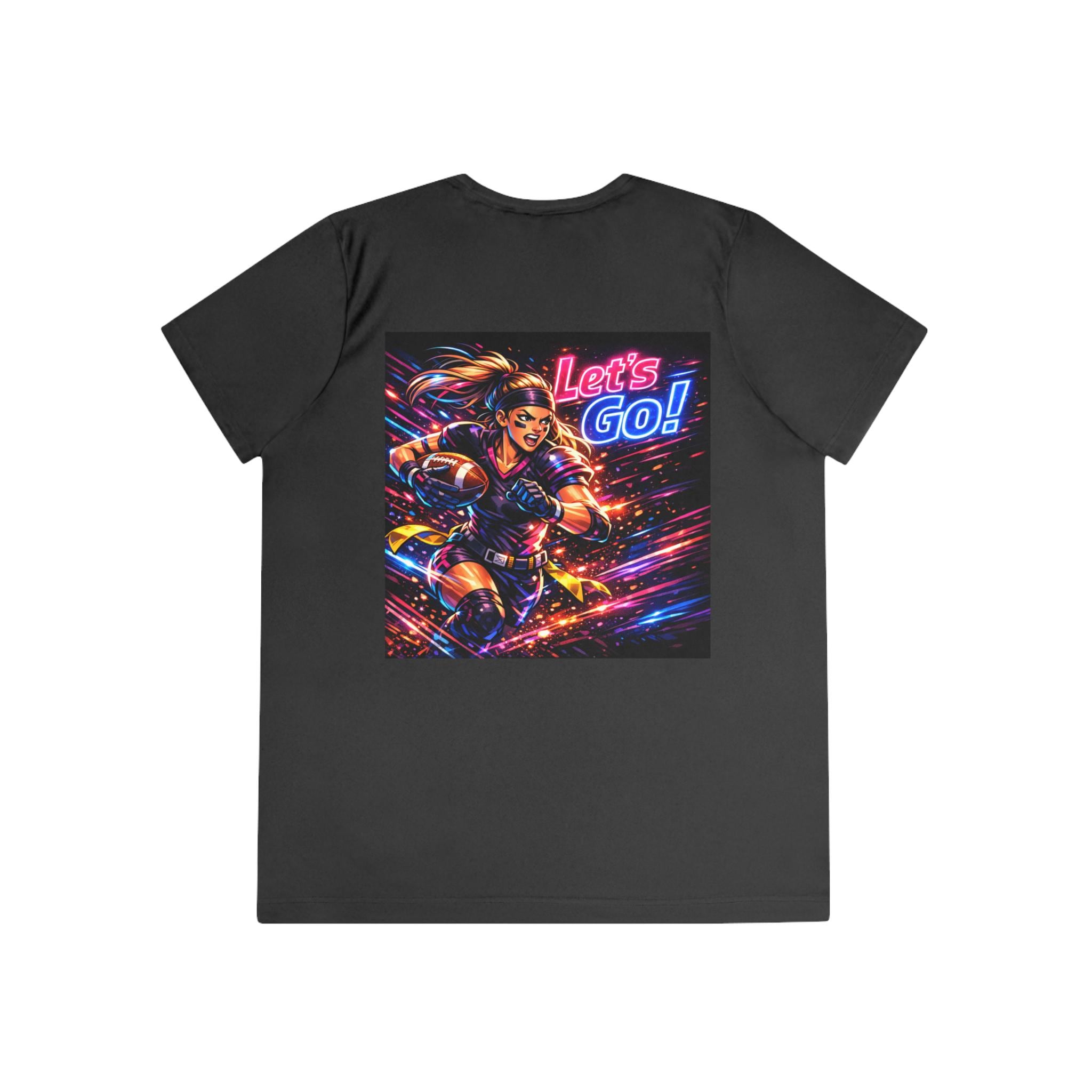 Girls Flag Football Tee | Graphic T-shirt