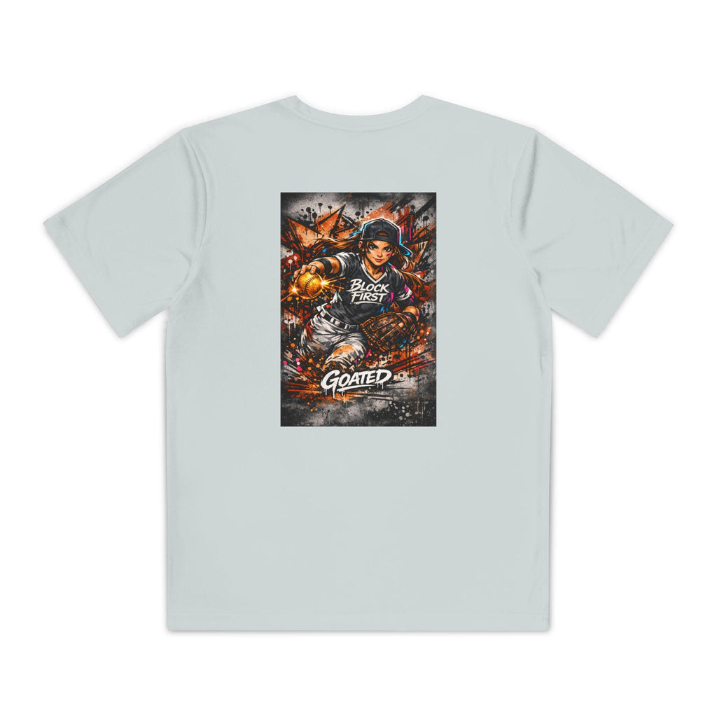 Softball tee | Youth Competitor Shirt, Goated Design