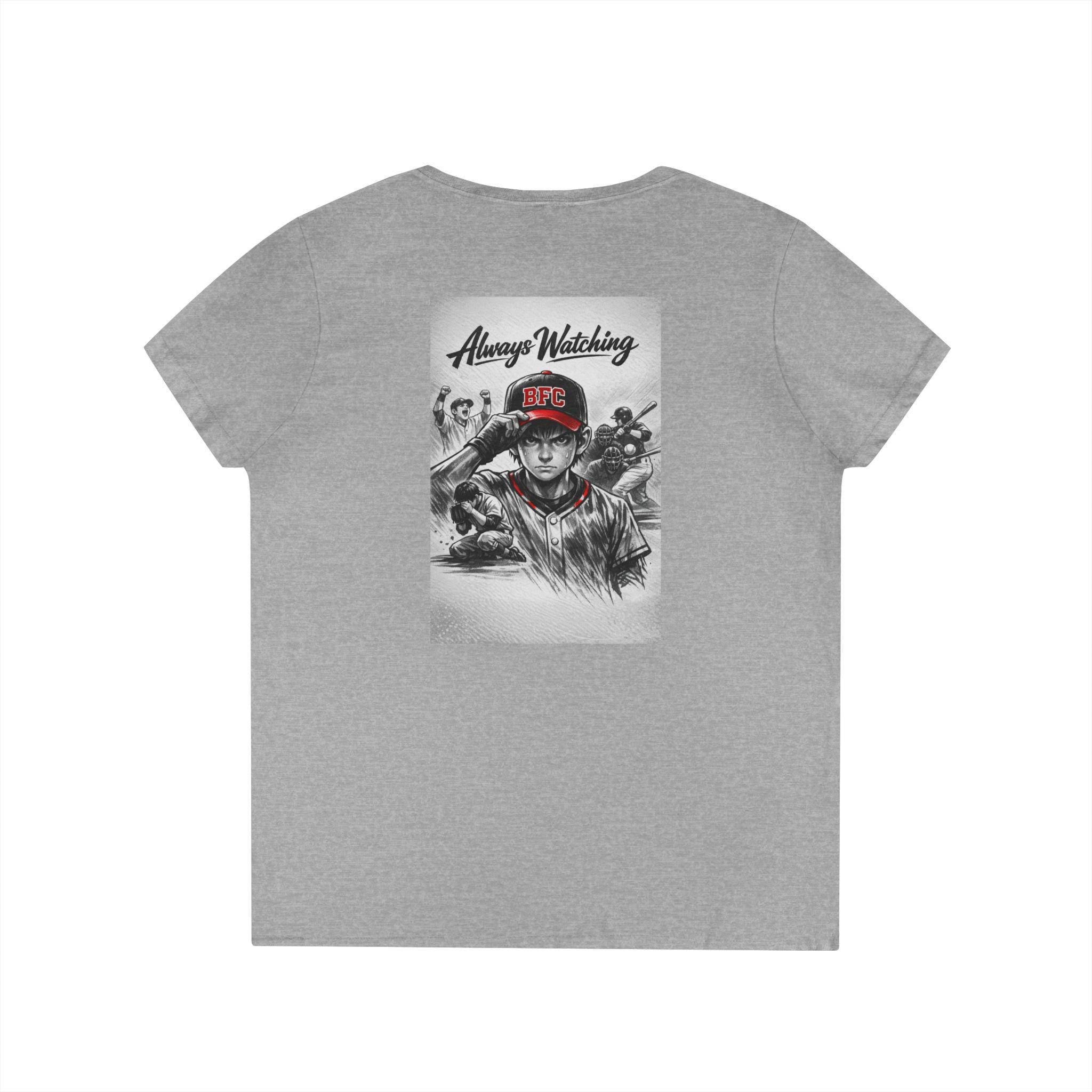 Oma's Shirt - Always Watching | V-Neck T-Shirt
