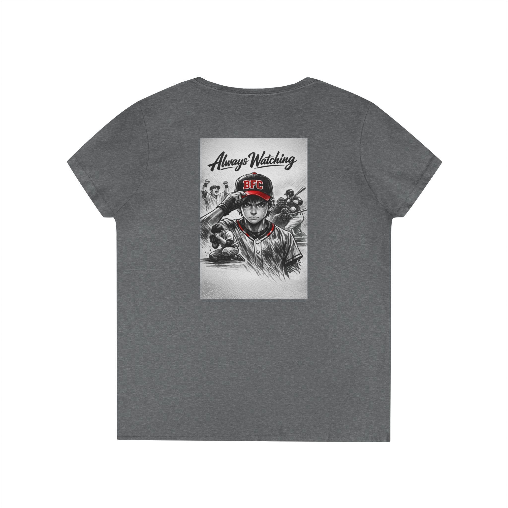 Oma's Shirt - Always Watching | V-Neck T-Shirt