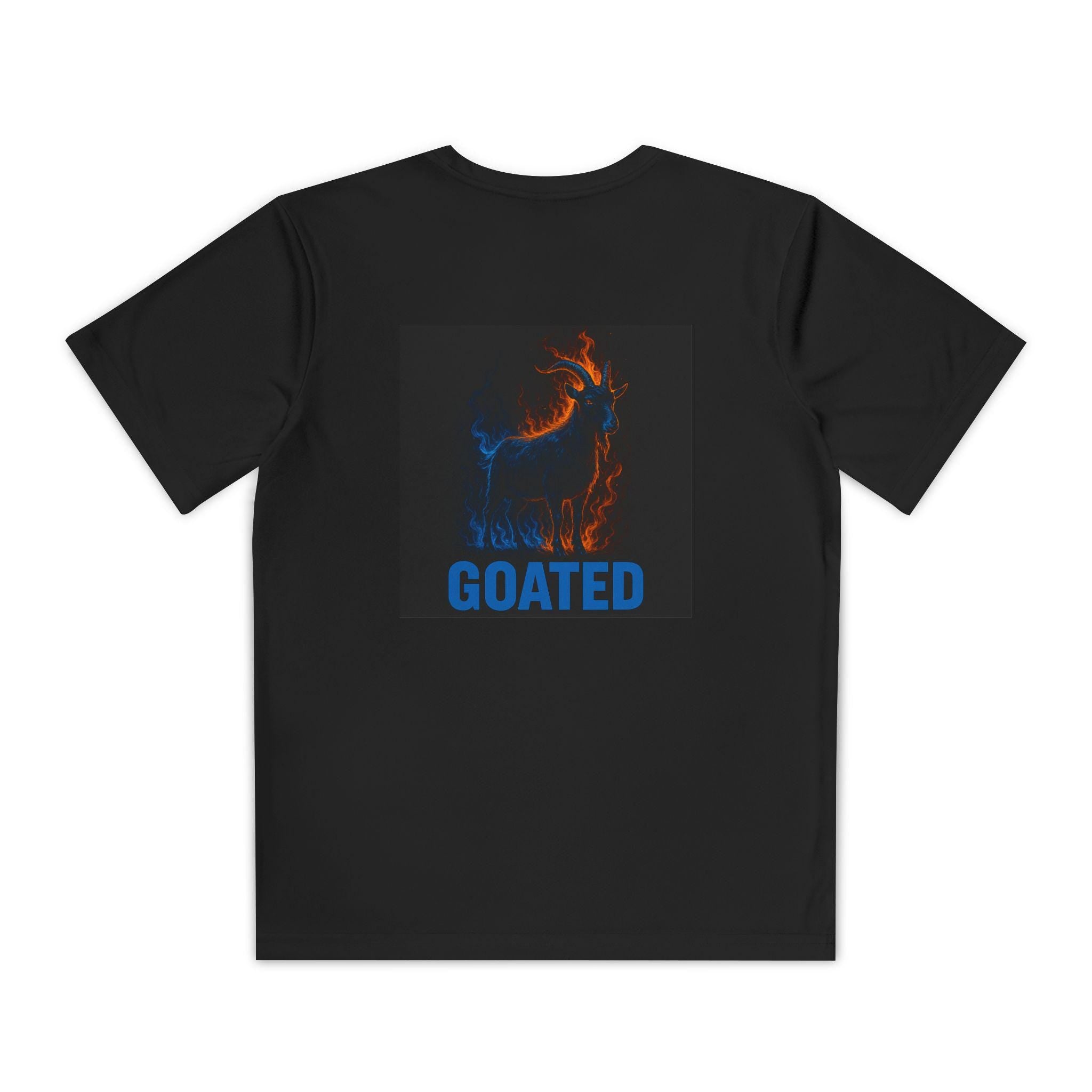 Goat Tee | Youth Competitor Tee, GOATED vertical logo