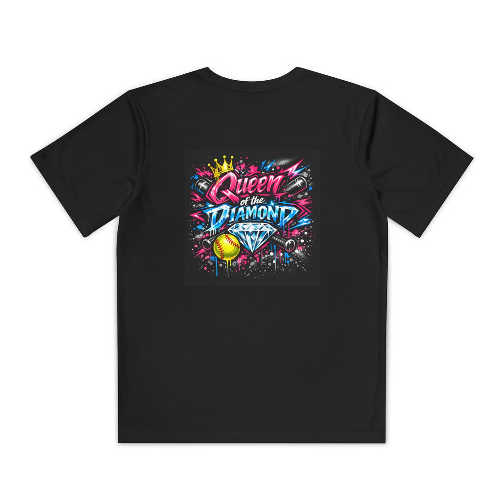 Queen of the Diamond Tee | Youth softball baseball shirt